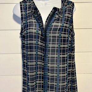 Shear daniel rainn tank with zipper